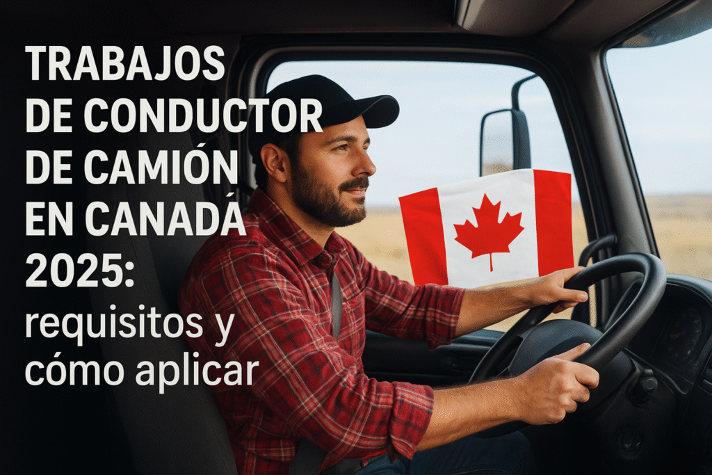 Trabajos de conductor de camión en Canadá 2025: requisitos y cómo aplicar 1 Trabajos de conductor de camion en Canada 2025 requisitos y como aplicar