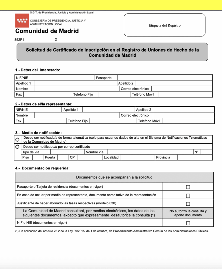 Trámites para parejas en procesos conjuntos 1 tramites para parejas en procesos conjuntos